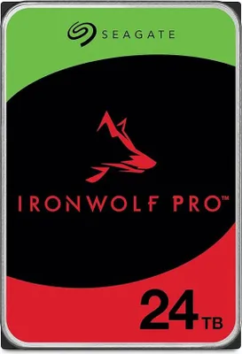 Produktbild von Seagate IronWolf Pro HDD 24 TB 7200 Giri/min pro Server und Workstation ST24000NT002