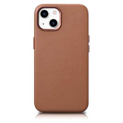 Produktbild von Icarer Case Ledertasche mit Magsafe fr Iphone 14+ Braun
