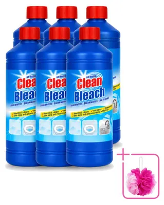 Produktbild von 6 x At Home Bleichmittel - 1 L - Sparpackung - 6 Stücke