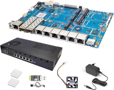 Immagine prodotto di Kit router - Kit gateway - Condivisione Internet - Wi-Fi 7 tri-band - 8 GB di RAM