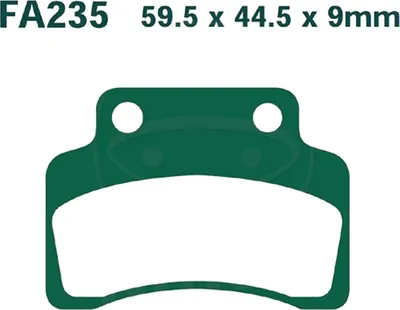 Image de Plaquettes de frein avant pour Sachs Speedforce 50 R, année de fabrication 2008-2010 - Plaquettes de frein EBC - Neuf