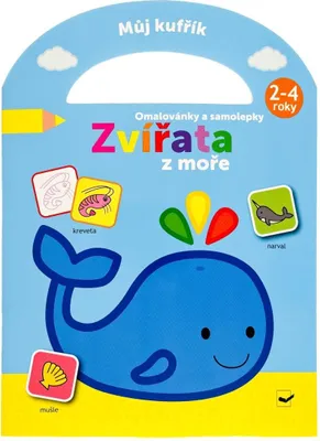 Obrázek produktu pro Můj kufřík Omalovánky a samolepky Zvířata z moře