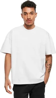 Productafbeelding van Bouw uw merk op met dit zware katoenen T-shirt met ronde hals