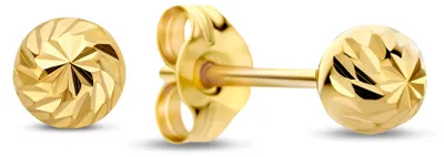 Produktbild von New Bling Oorknopjes – 9NBG-1076 – 14K Goud – Rond – 4 mm