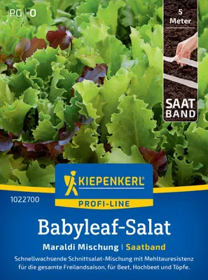 Produktbild von Kiepenkerl Babyleaf Salat Saatband Maraldi 5 lfd. Meter