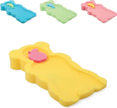 Produktbild von Lorelli Baby Badewanneneinlage Maxi, Schwamm, PolyurethanSchaum, verschiedene Motive gelb