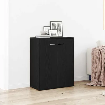 Produktbild von vidaXL Sideboard Schwarze Eiche 60x30x75 cm Holzwerkstoff