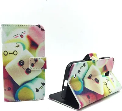 Produktbild von Handyhülle Tasche für Handy Samsung Galaxy S4 Schriftzug Marshmallows