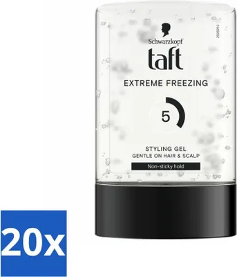 Obrázok produktu pre Taft - Extreme Freezing 5 - Stylingový gél - Silná fixácia - 300 ml - Hodnotné balenie - 20 kusov