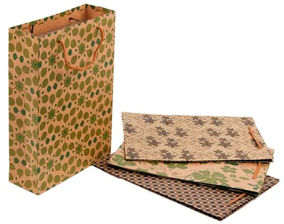 Zdjęcie produktu dla Torebki papierowe Craft Ornament - duże / 240 x 80 x 330 mm