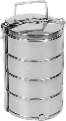 Obrázek produktu pro Home Elements Jídlonosič nerezový 4-dílný 16 x 35 cm