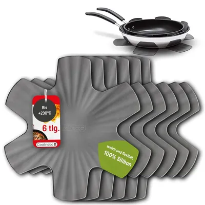 Productafbeelding van Siliconen Pannenbeschermer Set van 6 Ø 35 cm