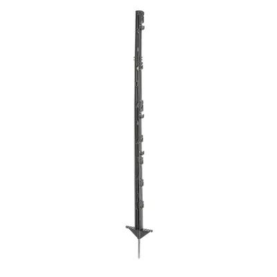 Produktbild von 10x Pulsara Kunststoff-Weidezaunpfahl PRO - 1,05 m schwarz