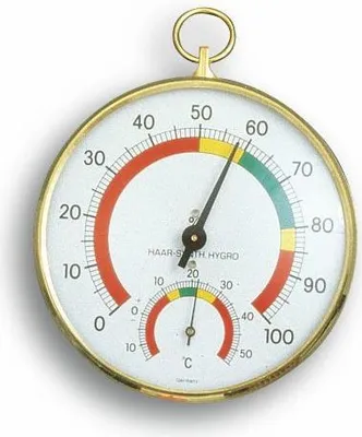Produktbild von TFA 45.2000 Analoges Thermo-Hygrometer mit Messingring