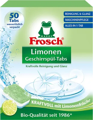 Produktbild von Frosch Limonen Geschirrspül-Tabs 50St