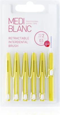 Produktbild von Ausziehbare Interdentalbü rsten 0,5 mm 6 Stü ck