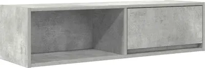 Produktbild von vidaXL TV-Schrank Betongrau 100x31x25,5 cm Holzwerkstoff