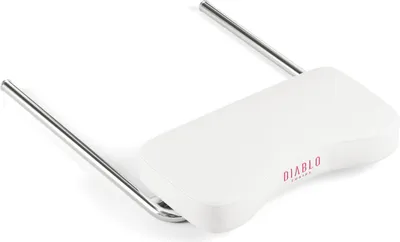 Produktbild von Diablo Fußstütze kompatibel mit dem Diablo X-Ray 2.0 Gaming Stuhl, Entlastung der Beine, Pink-Weiß