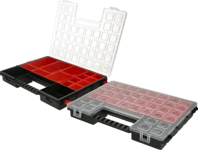 Kotarbau® Werkplaats-opbergdoos met schuifladen 306x282x155 Sorteerdoos 4G Metaal Magazijn voor kleine onderdelen