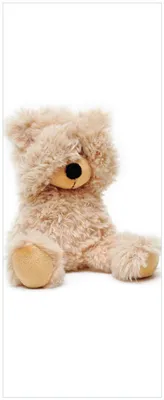 Produktbild von Wallario Memoboard Magnettafel aus Glas, Größe 32 x 80 cm, Motiv Süßer Teddybär