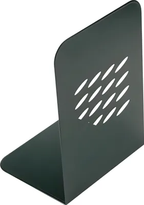 Immagine prodotto di Q-Connect® KF03900 Fermalibri - nero, 134 x 190 x 110 mm, 2 pezzi