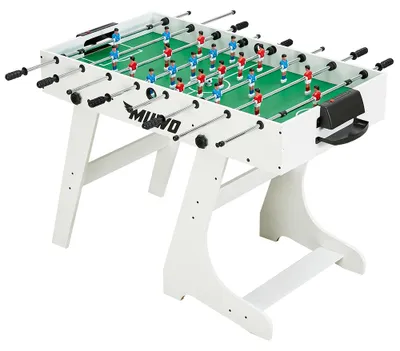 Produktbild von Einheitsgröße MW-374|MUWO "Mondial" Indoor faltbarer Tischkicker weiß