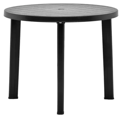 Produktbild von Gartentisch, Anthrazit, 89 cm, Kunststoff, für den Außenbereich
