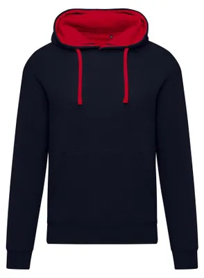 Immagine prodotto di SG Originals - Felpa con cappuccio da uomo FK2729 (S) (nero scuro/rosso)