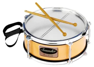 Produktbild von Reig Musicales 11x25 Cm Metallic Sounder Trommel Golden  Golden One Size