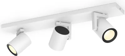 Produktbild von Philips Hue White&Col. Amb. Argenta Spot 3 flg. weiß 3x350lm