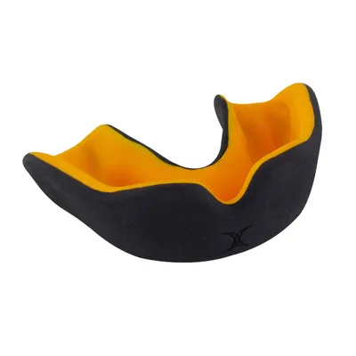 Produktbild von Gilbert 85524305, Einzelzahnschutz, Boil and bite, Schwarz, Orange, Rugby, Senior