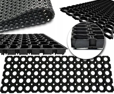 Produktbild von ML Gummi Stufenmatten Rutschfest Außen 30x100 cm