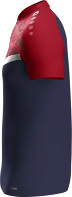 Produktbild von JAKO Unisex Polo Iconic, Farbe:marine/chili rot, Größe:XXL