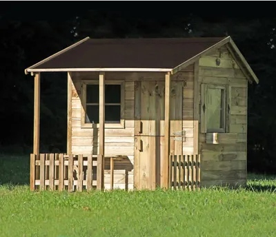 Produktbild von Holzgartenhaus Kinderspielhaus 190,5x143x159 Spielhütte Kinder #4454