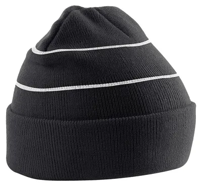 Image de Beechfield - Casquette haute visibilité pour hommes/femmes Unie LT571 (taille unique) (noir)
