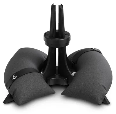 Image de Support de parasol avec sac de sable pour plus de stabilité
