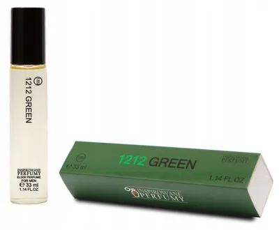 Obrázok produktu pre Parfém 1212 Green - 33 ml - Svieža citrusová vôňa - Športový a elegantný