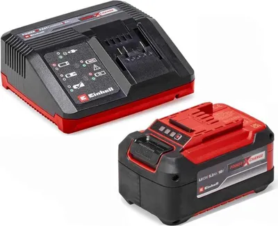 Produktbild von Einhell Starter Kit 5,2 Ah Akku 18V und Fastcharger 4 A 80 min Ladezeit 18 V