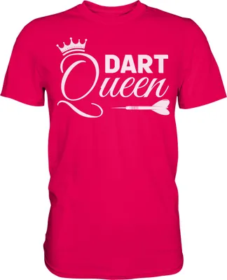 Produktbild von Dartspieler Königin Dartscheibe Dart Queen T-Shirt – Sorbet / S