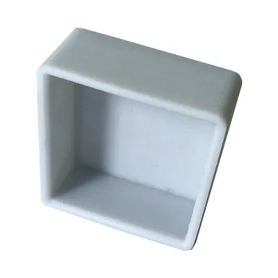 Produktbild von Endkappe silber/grau, EPDM, 40x40x20mm