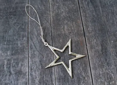 Produktbild von Weihnachtsschmuck Stern gold