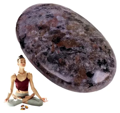 Produktbild von Natürlicher Flammenstein für Meditation und Dekoration