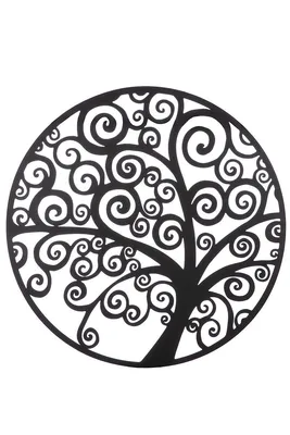 Zdjęcie produktu dla Gilde Wandrelief, rund, "Curl", Metall, braun, VE 2, L. 1 cm, D. 80 cm 69300 4063387693001