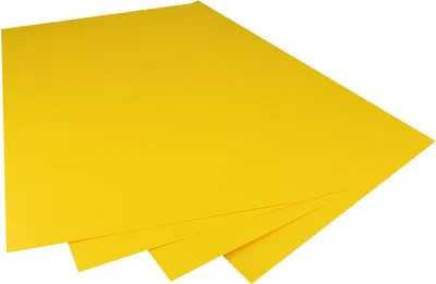 Immagine prodotto di HAPPY COLOR 4 pezzi di cartoncino A4 Carta toner 170g, giallo 16