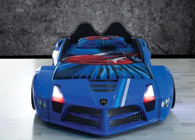 Produktbild von Autobett „Luxury Full“ in Blau