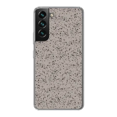 Produktbild von MuchoWow® Handyhülle Schutzhülle Hülle für Samsung Galaxy S22 Polka dots - Schwarz - Grau Silikon Softcase Handy Hülle - Mobiltelefonhülle