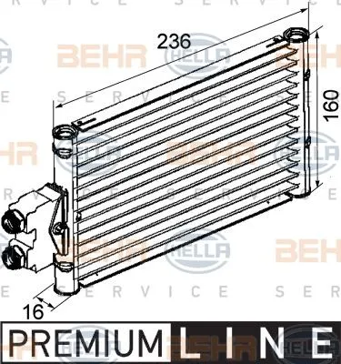 Produktbild von HELLA Ölkühler Automatikgetriebe