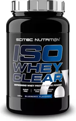 Produktbild von Scitec Nutrition Iso Whey Clear 1025g Dose Blaubeere