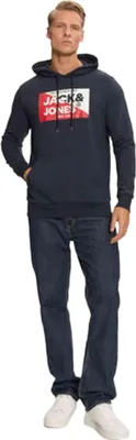 Immagine prodotto di Felpa con cappuccio Jack&Jones 12256849-AZUL da Unisex