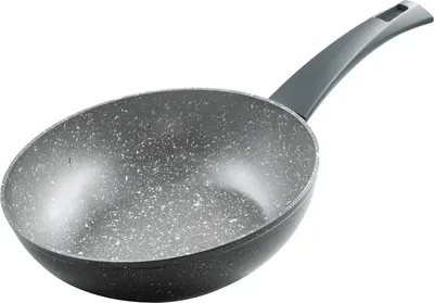 Produktbild von Induktions-Wokpfanne 20 cm - Antihaftbeschichtung, Geeignet für Induktionskochen - Grau